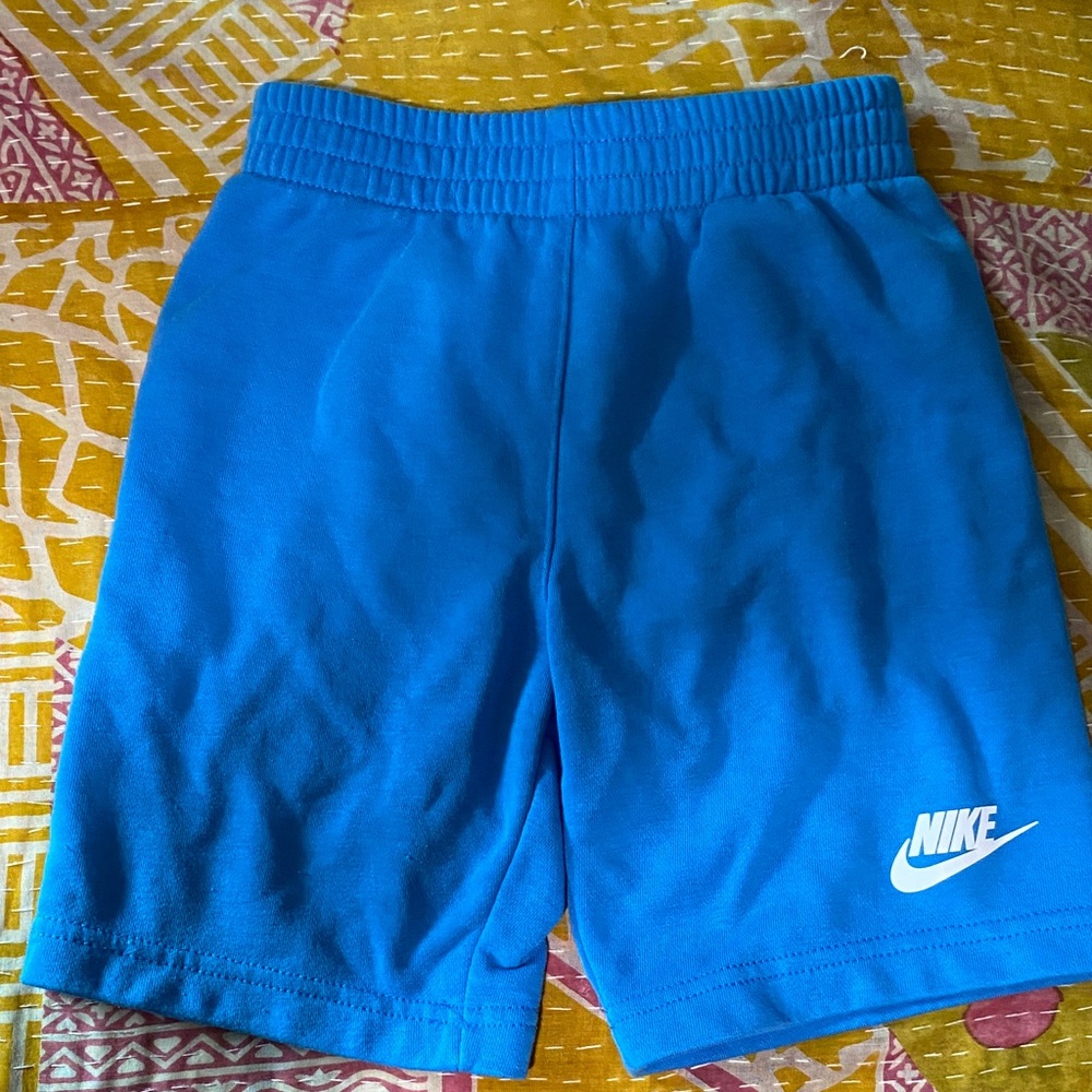 Nike Kids Vibrant Blue Athletic Shorts